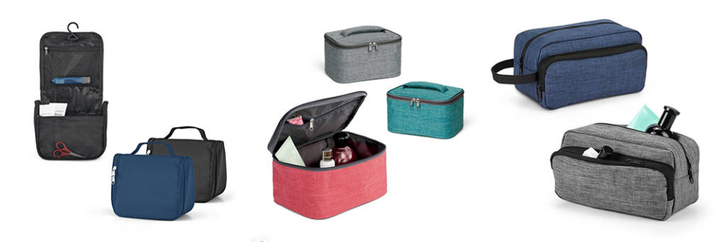 Elegant travel beauty bags